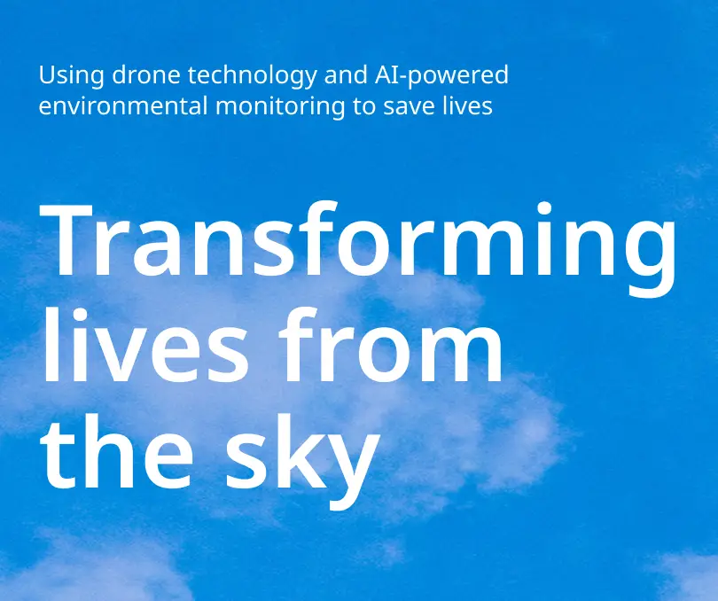Transforming lives from the sky